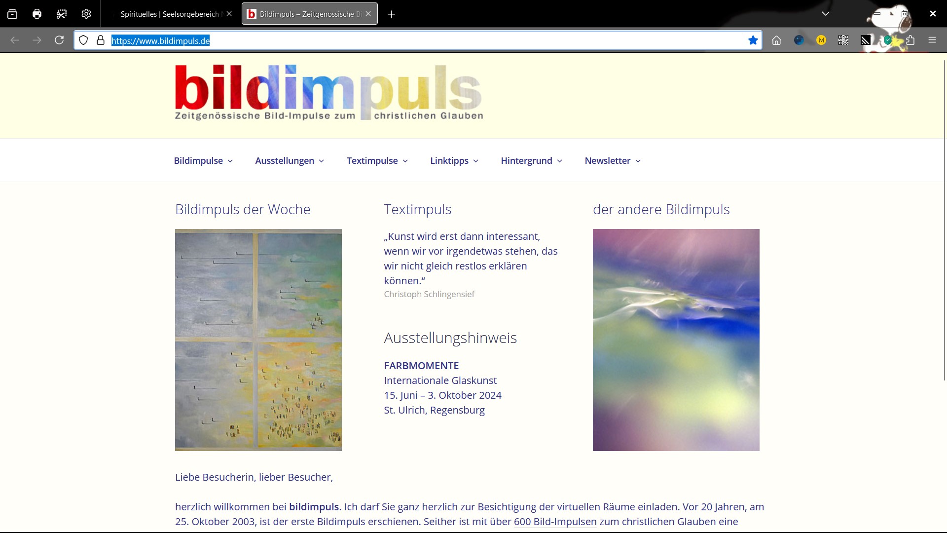 Screenshot Bildimpuls