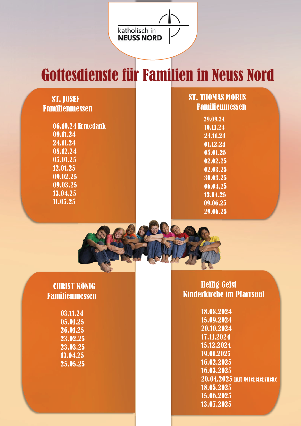 Plakat  Familienmessen 2024 2025 Hochkant A4